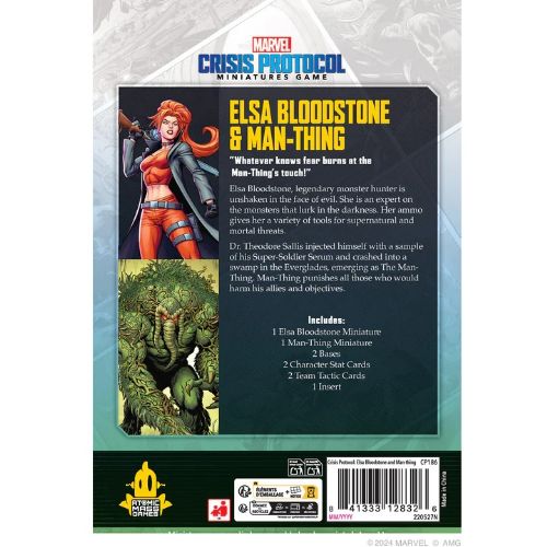 Marvel Crisis Protocol Elsa Bloodstone and Man-Thing